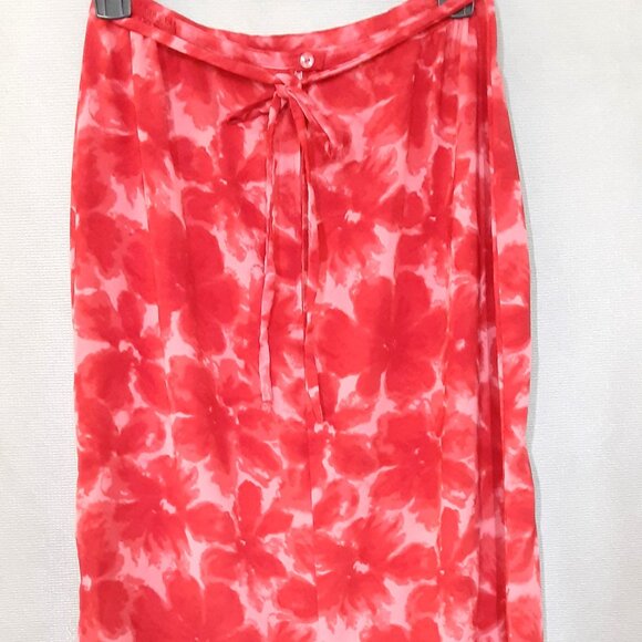 Kathie Lee Collection Woman's Skirt Size 8, Ankle Length. Slits on both sides - Picture 2 of 8